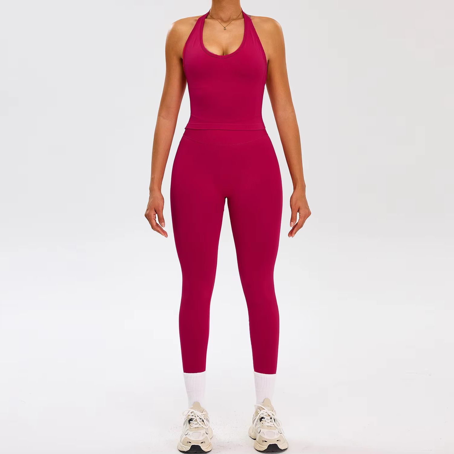 Winter Clothing Logos - 2 Pieces Women's Tracksuit Seamless Yoga
