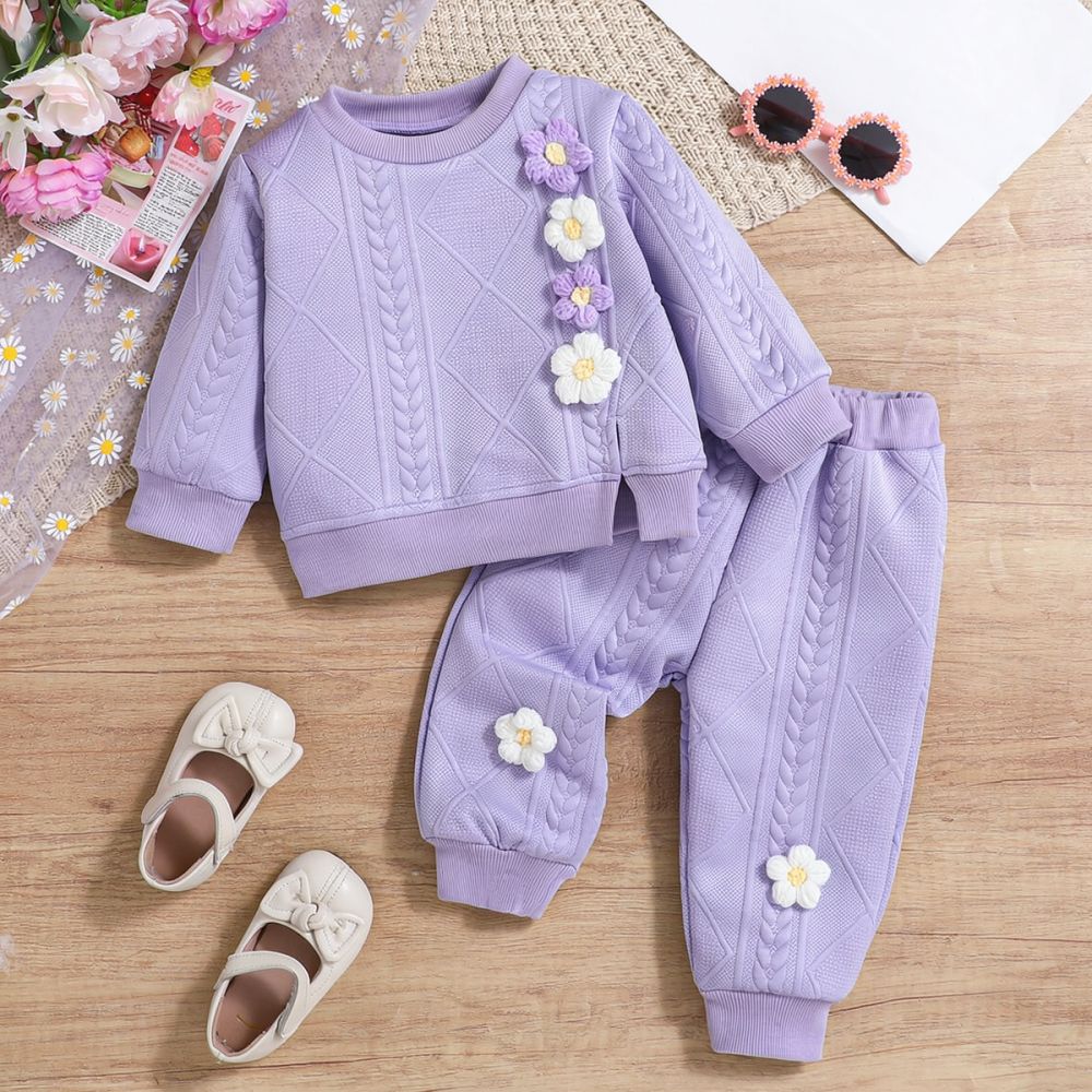 Winter Clothing Kids - Kids Fashion Floral Outfit Autumn Winter