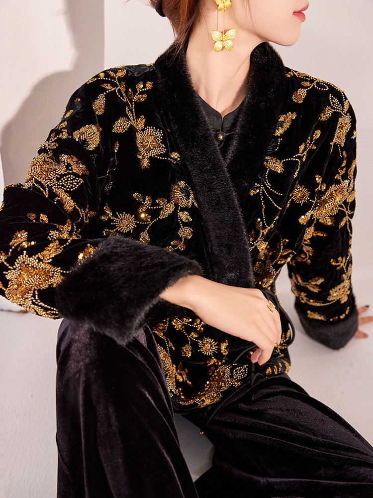 New Chinese Style Winter Women - Clothing Style Winter ulasan dan harga