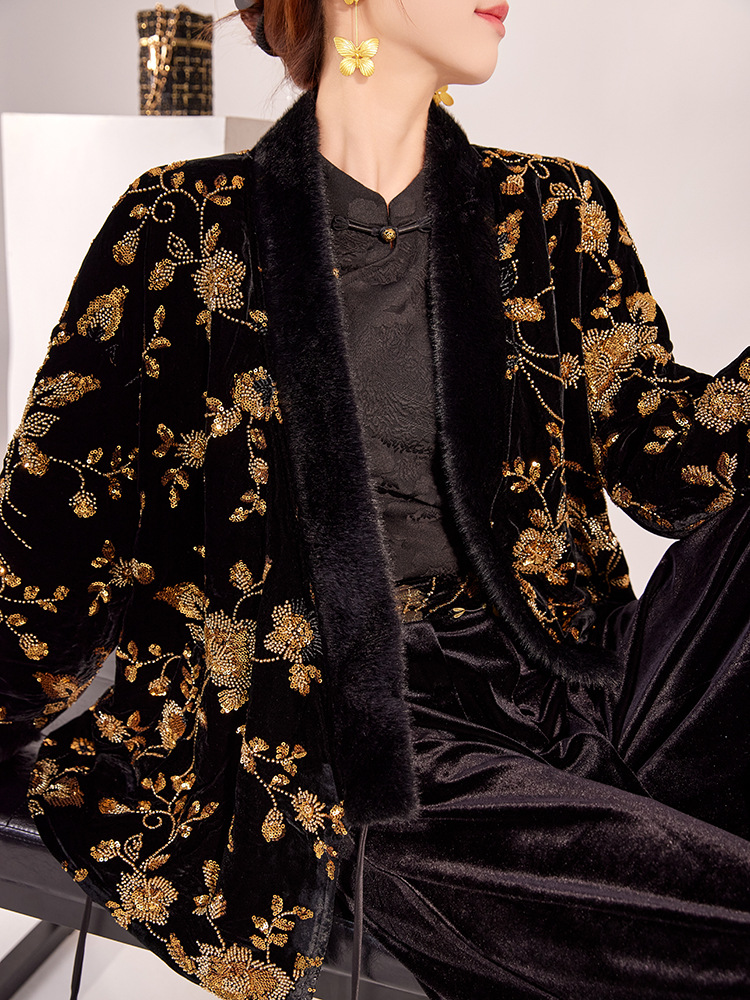 New Chinese Style Winter Women - Clothing Style Winter ulasan dan harga