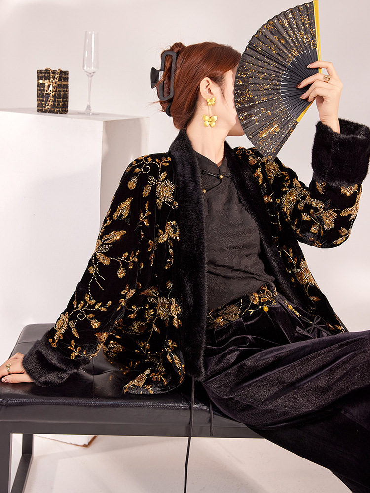 New Chinese Style Winter Women - Clothing Style Winter ulasan dan harga