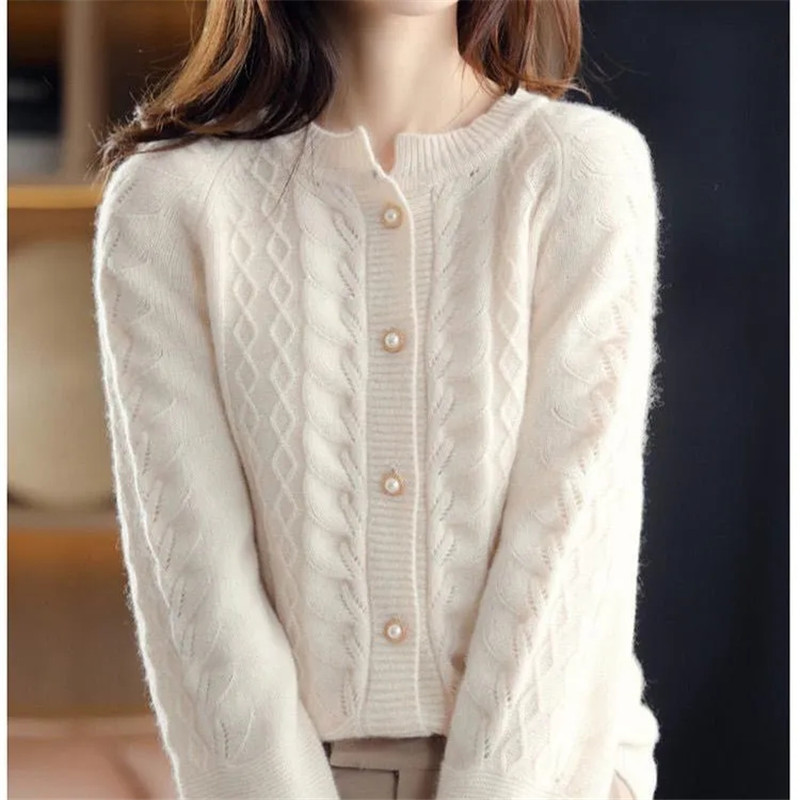 Vintage Knitted Cardigan Jacke - Winter Clothing Trends 2026 ulasan dan harga