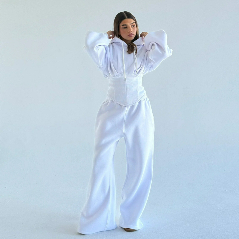 Slimming Waist Drawstring Hood - Winter Clothing Trends 2026 ulasan dan harga