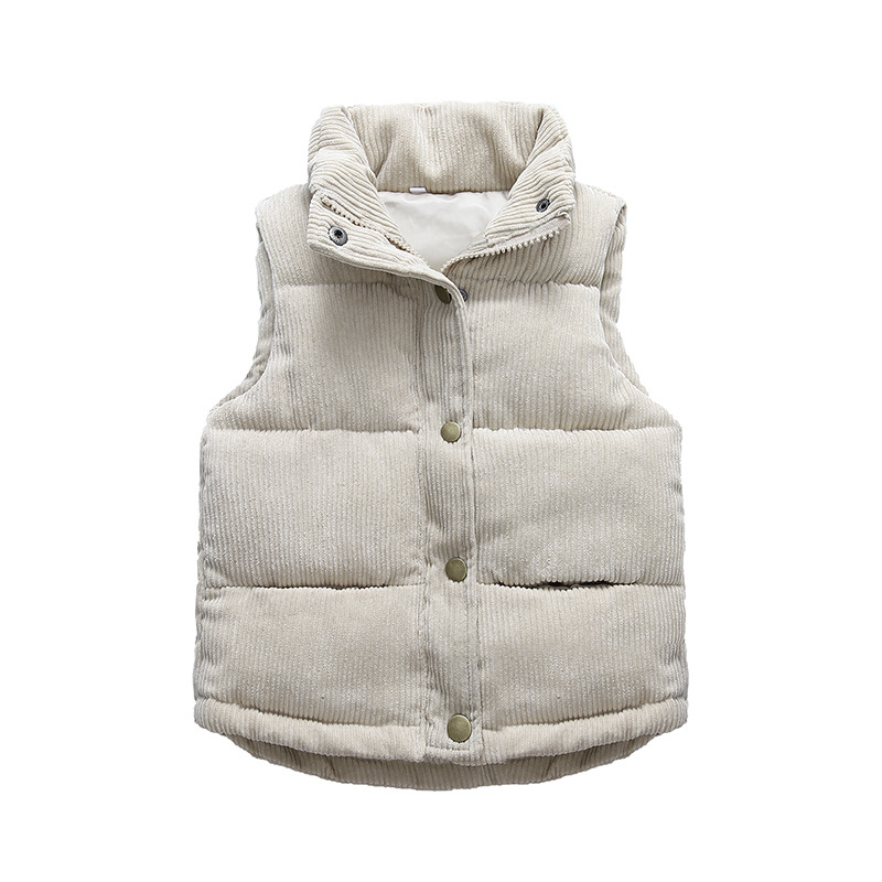 Kids Boys Girls Corduroy Vests - Winter Clothing Kids ulasan dan harga