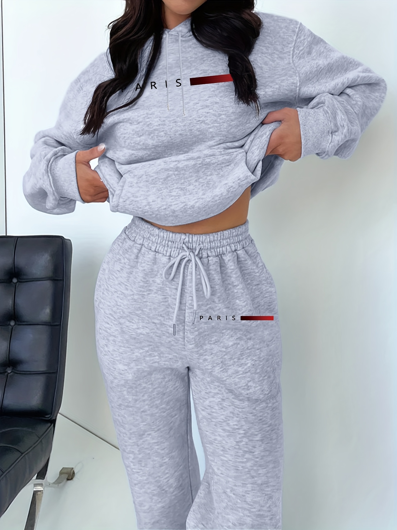 New Women's Sets Hoodie and Pa - Clothing Style Winter ulasan dan harga