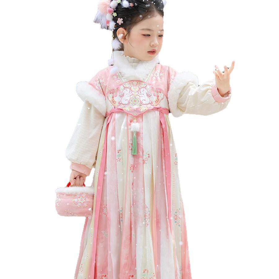 2025 Girls Fairy Hanfu Childre - Winter Clothing Kids ulasan dan harga