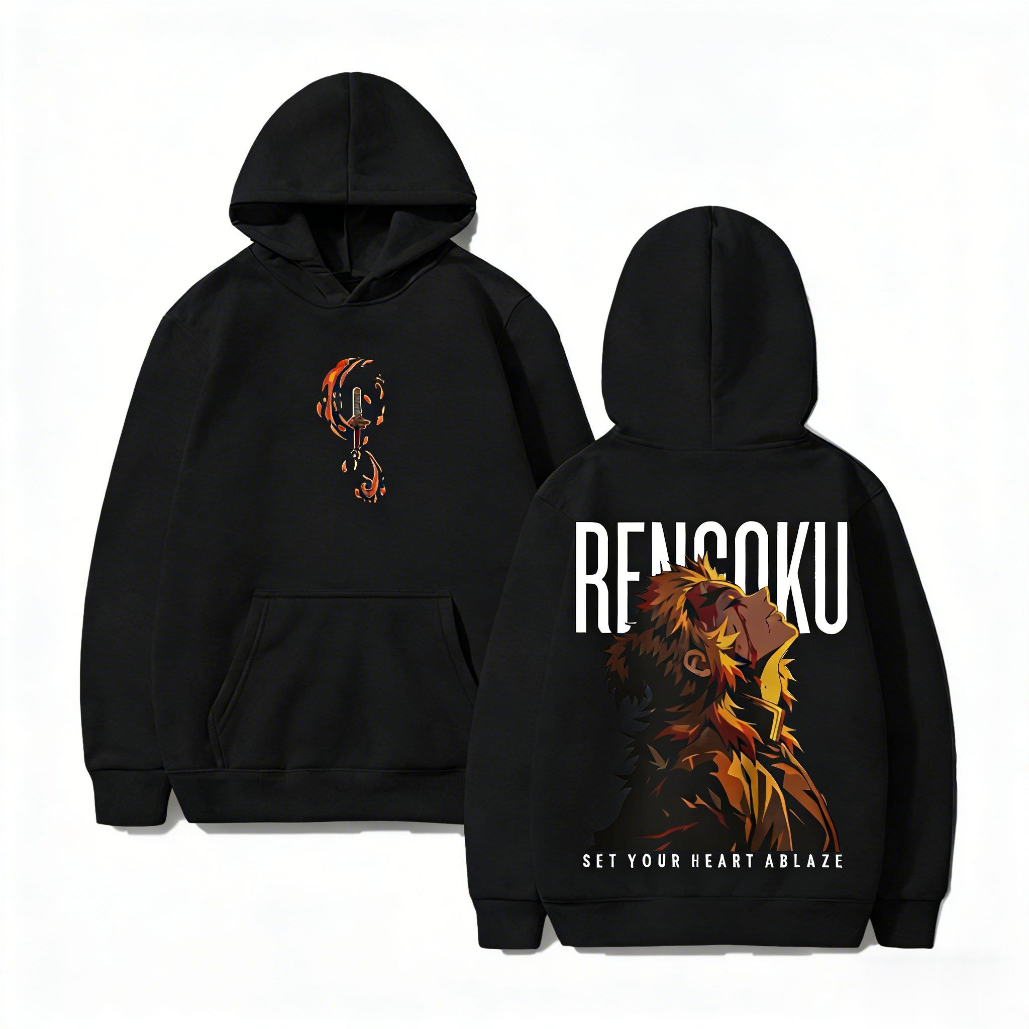 Demon Slayer Rengoku Hoodie An - Winter Clothing Trends 2026 ulasan dan harga