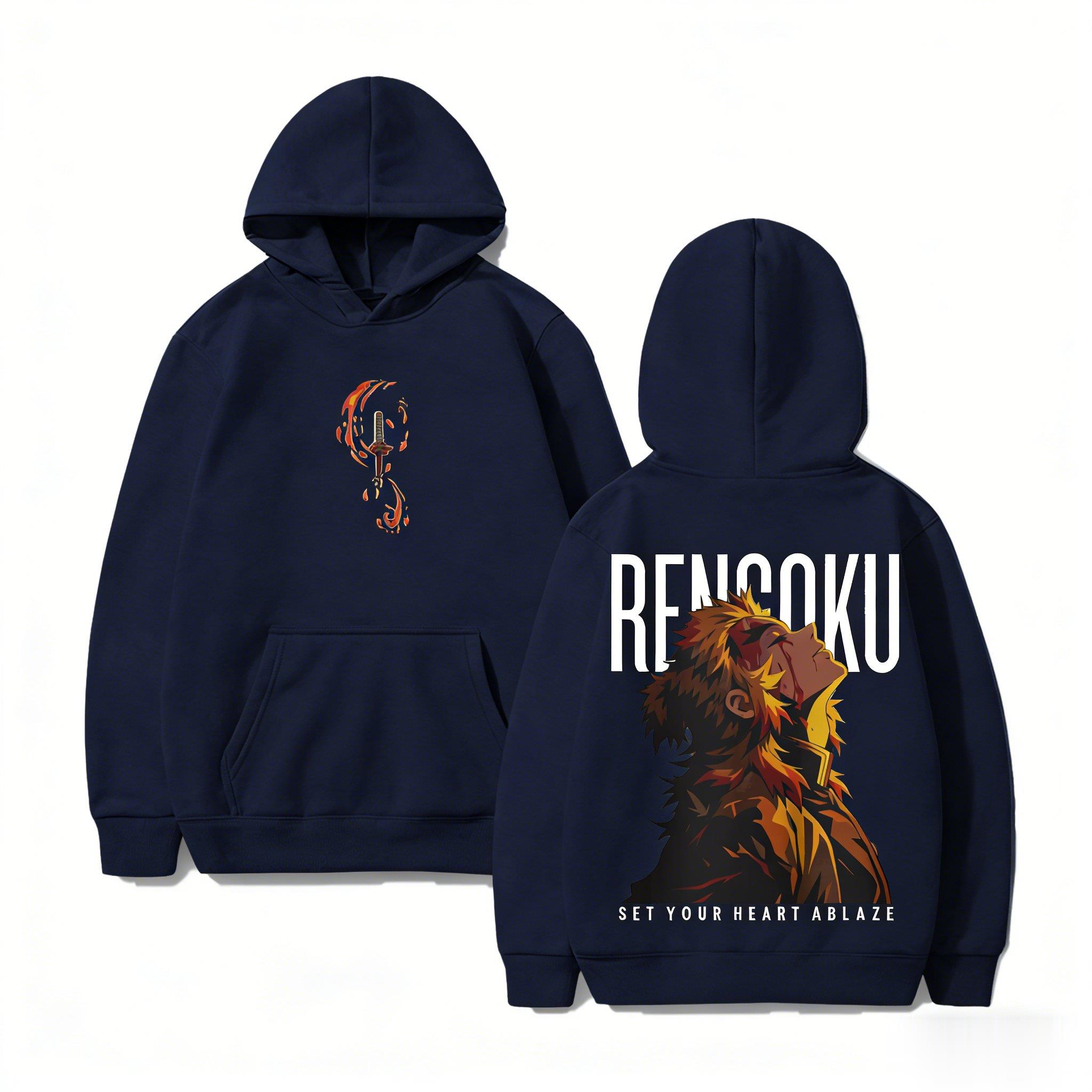 Demon Slayer Rengoku Hoodie An - Winter Clothing Trends 2026 ulasan dan harga