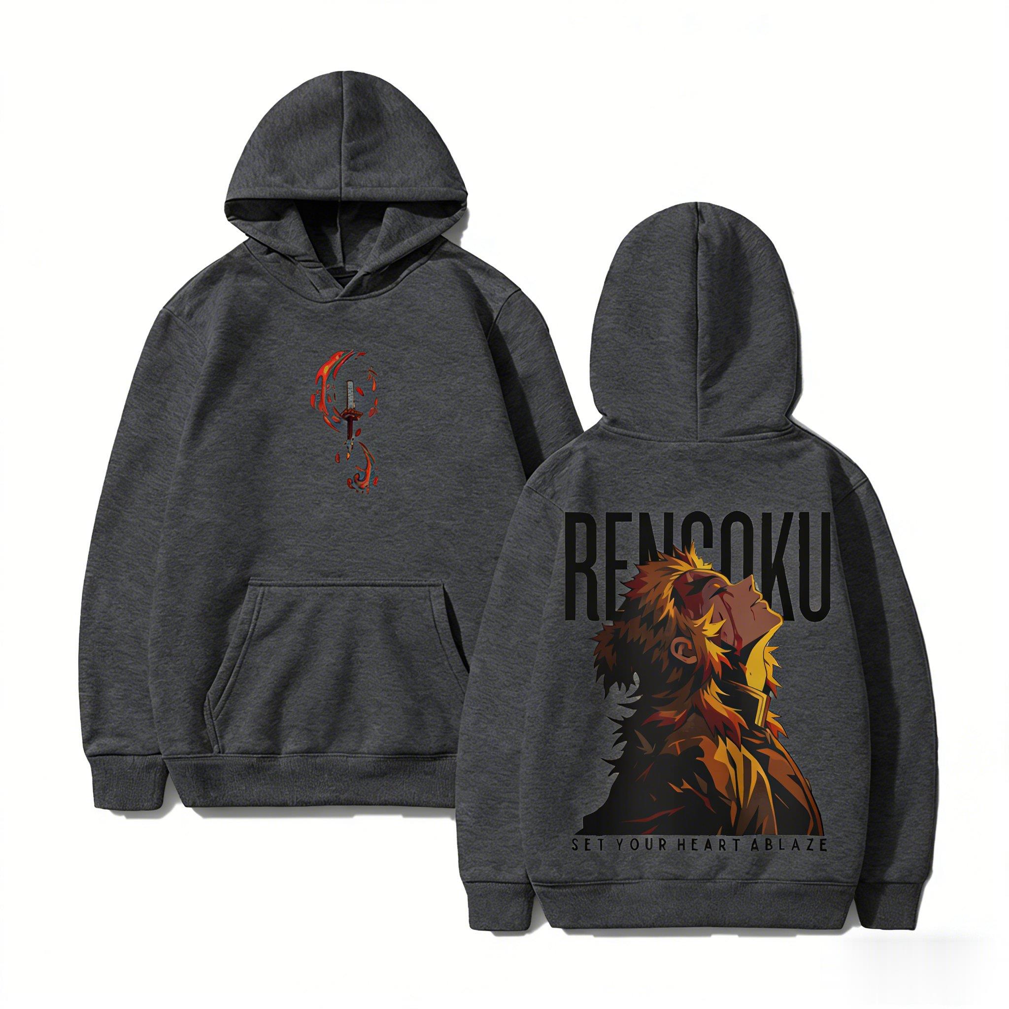 Demon Slayer Rengoku Hoodie An - Winter Clothing Trends 2026 ulasan dan harga