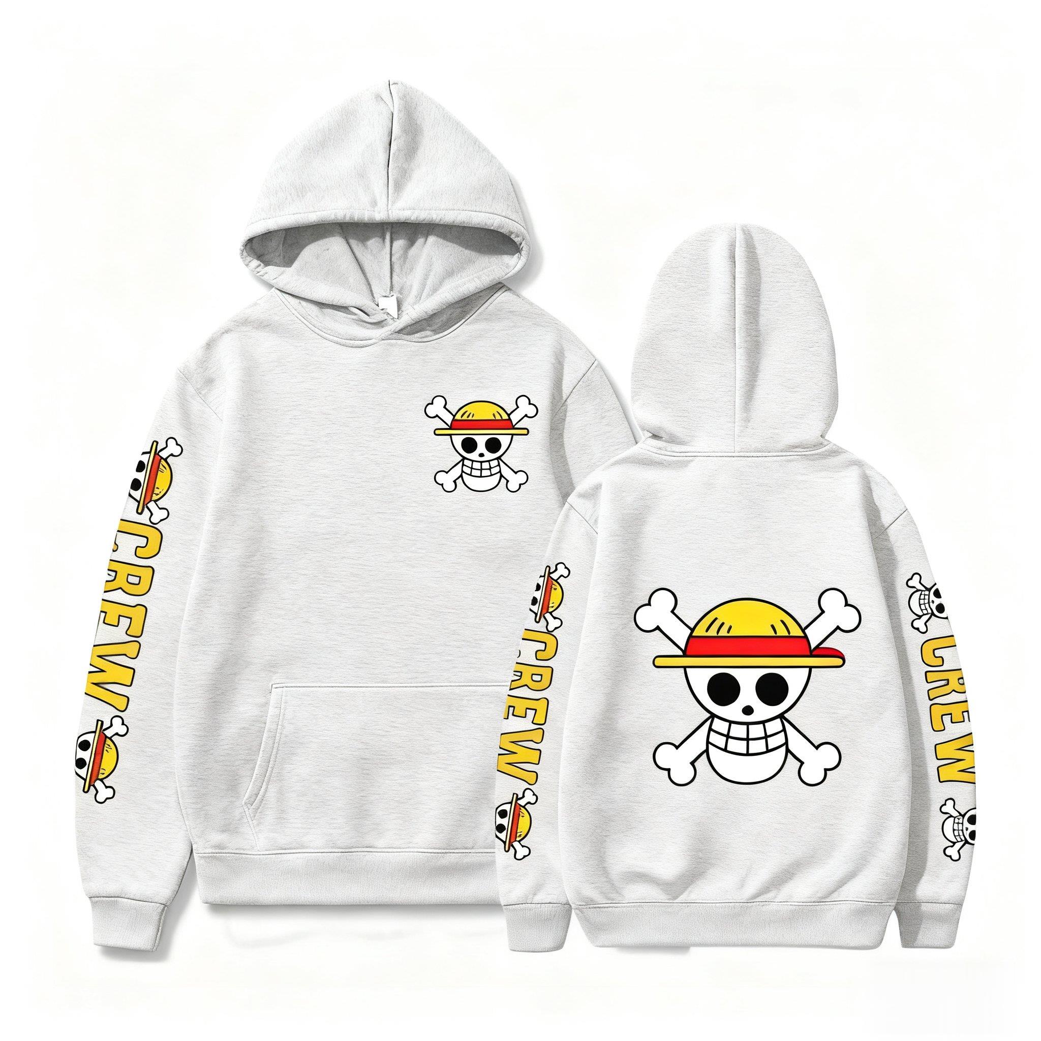 One Piece Skull Print Hoodie M - Winter Clothing Trends 2026 ulasan dan harga