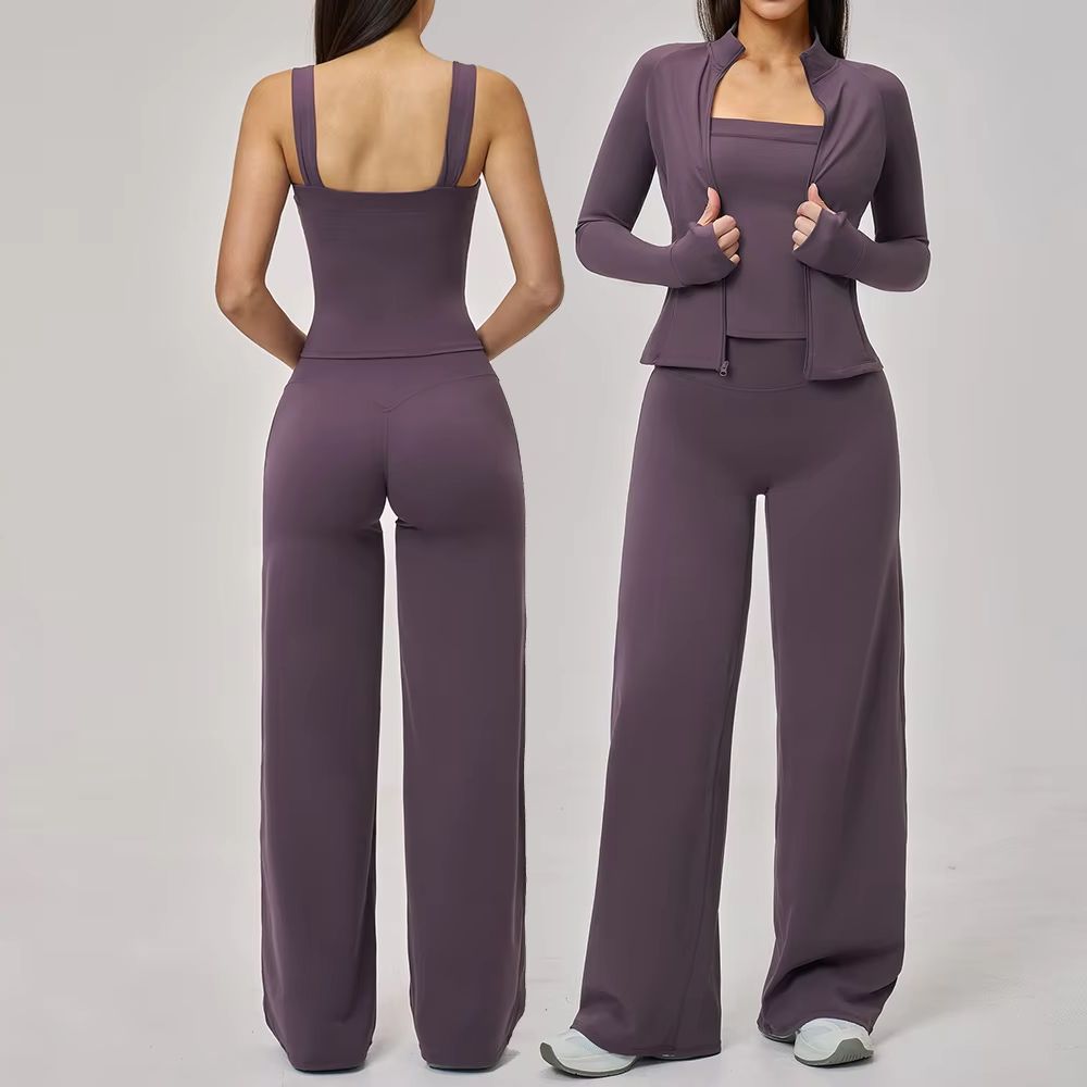Yoga Set Women Sports Outfits  - Winter Clothing Logos ulasan dan harga