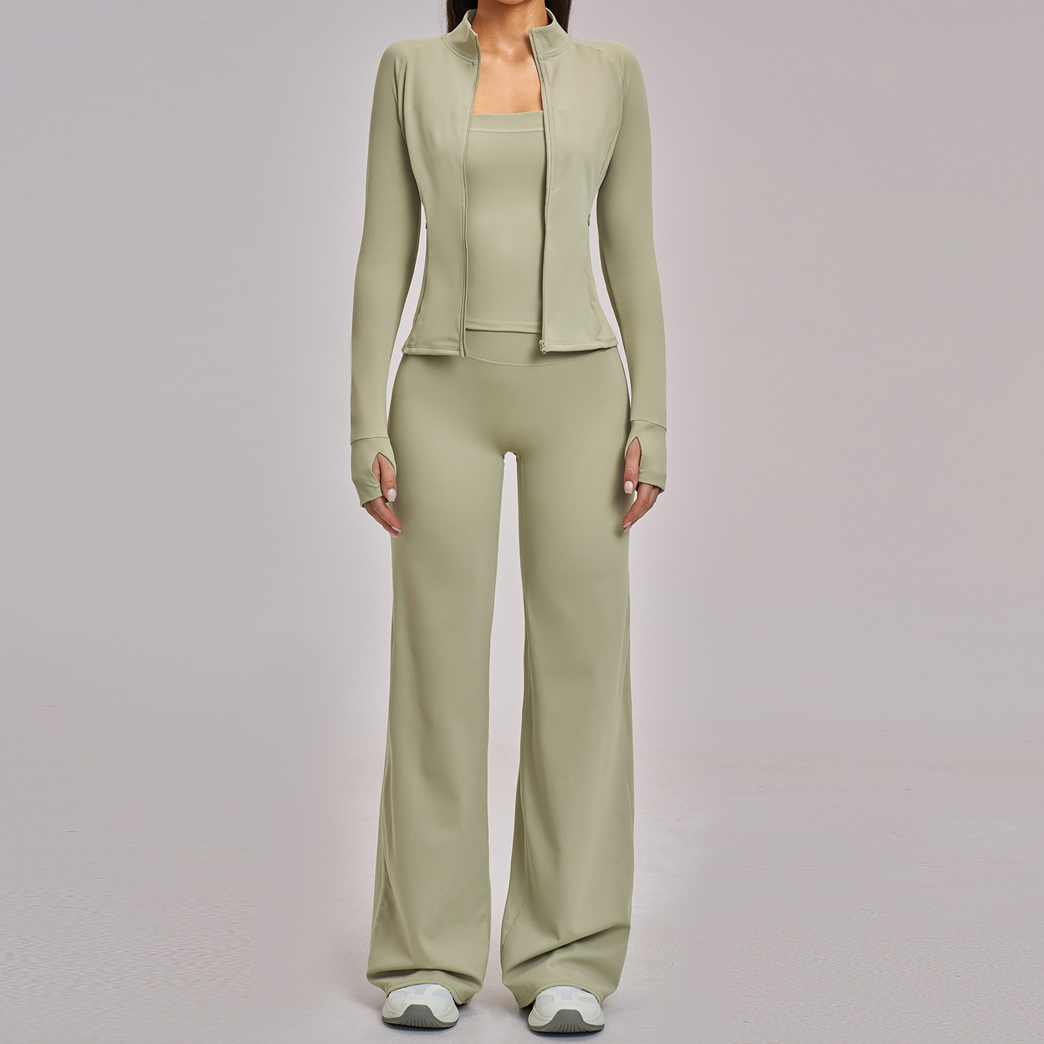 Yoga Set Women Sports Outfits  - Winter Clothing Logos ulasan dan harga
