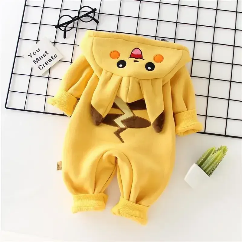 Cartoon Pocket Monsters Baby P - Winter Clothing Kids ulasan dan harga