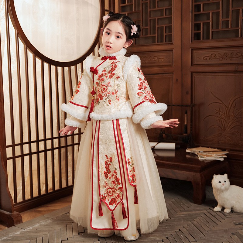 Red Chinese New Year Clothing  - Winter Clothing Kids ulasan dan harga