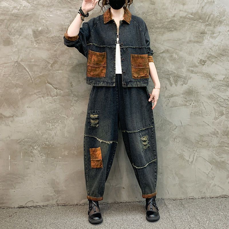 Autumn Winter Women Retro Cowb - Winter Clothing Trends 2026 ulasan dan harga