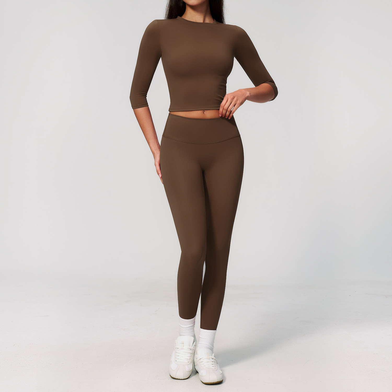 Yoga Suit 2PCS Sports Set Quic - Winter Clothing Logos ulasan dan harga