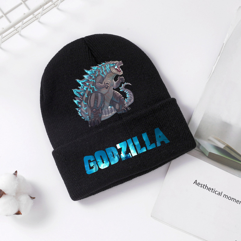 Godzilla Knitted Hat Winter Sp - Winter Clothing Kids ulasan dan harga
