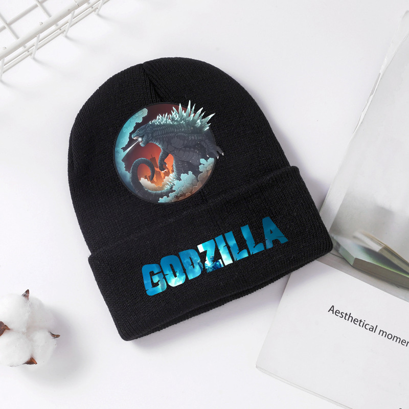 Godzilla Knitted Hat Winter Sp - Winter Clothing Kids ulasan dan harga