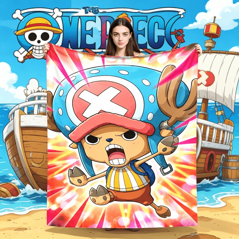 Tony Chopper Flannel Blanket W - Winter Clothing Kids ulasan dan harga