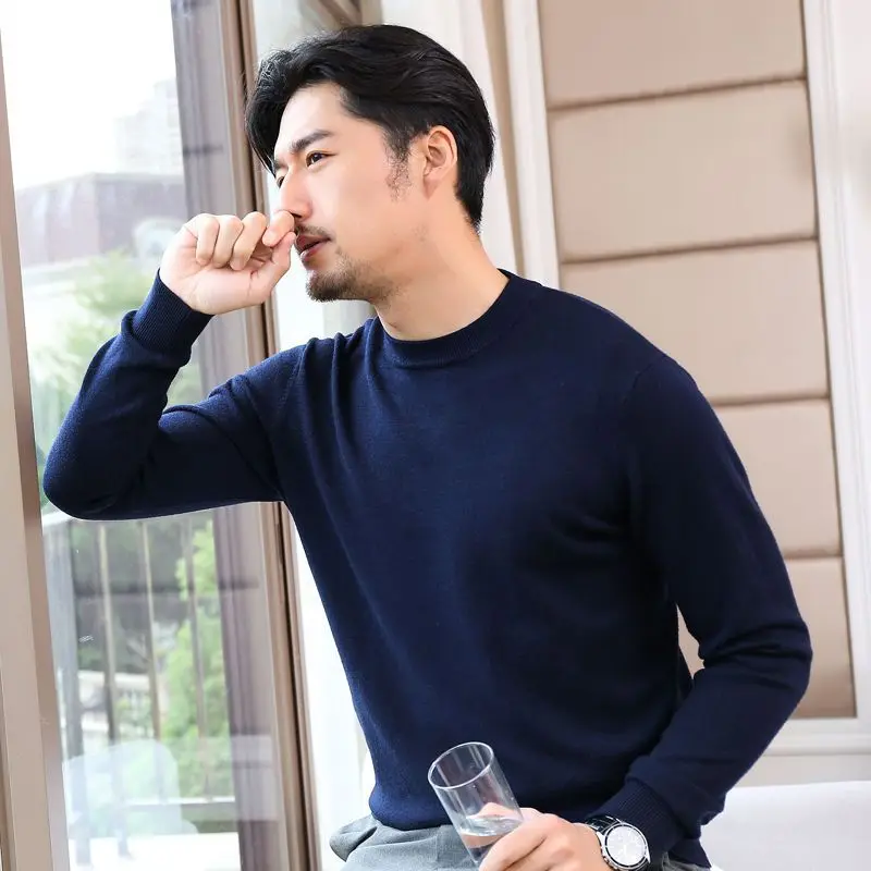 Man Clothes Pullovers Solid Co - Winter Clothing Colors ulasan dan harga
