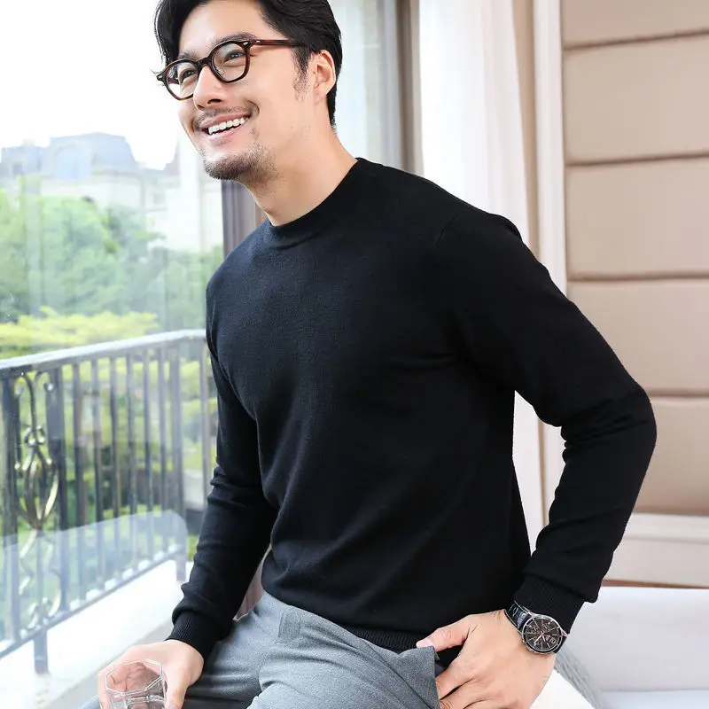 Man Clothes Pullovers Solid Co - Winter Clothing Colors ulasan dan harga