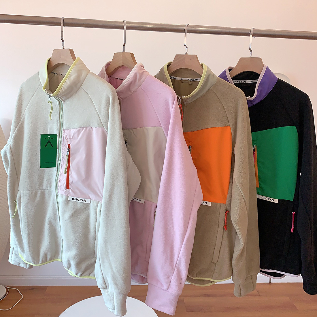 Fleece Jacket Woman Autumn Win - Winter Clothing Colors ulasan dan harga