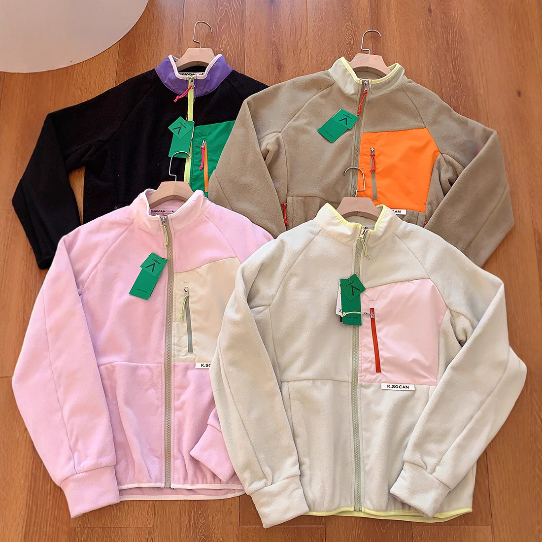 Fleece Jacket Woman Autumn Win - Winter Clothing Colors ulasan dan harga